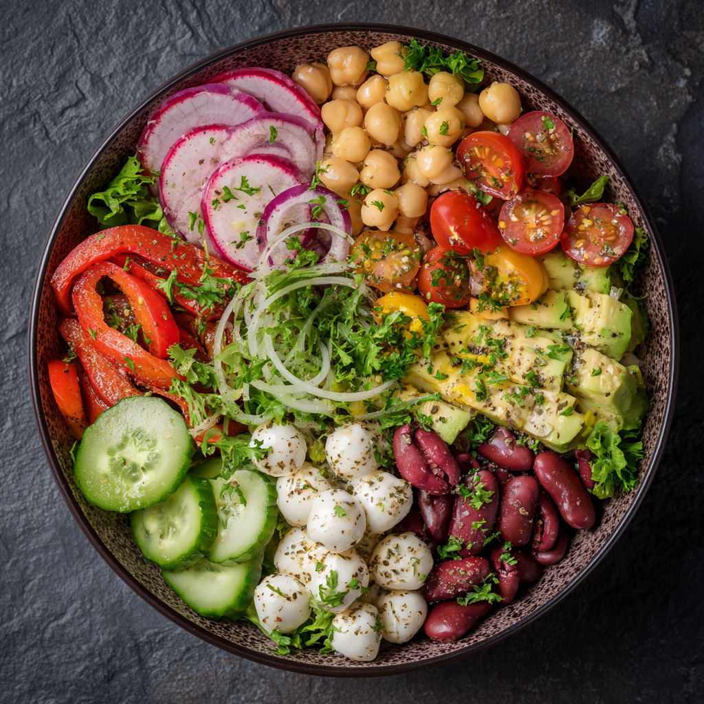Salade coloré